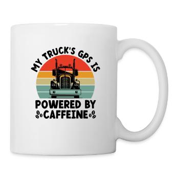 Trucker Fahren Papa Trucker Vater LKW-Fahrer - Tasse - Weiß - Rechts