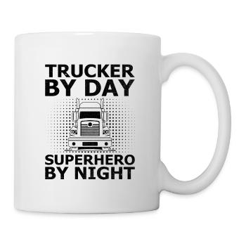 Trucker Fahren Papa Trucker Vater LKW Fahrer - Tasse - Weiß - Rechts