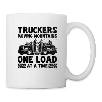 Trucker Fahren Papa Trucker Vater LKW Fahrer - Tasse - Weiß - Rechts