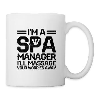SPA Manager Job Wellness Funny SPA Management Sayi - Mug - white - Right