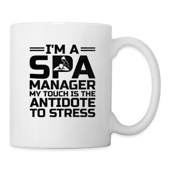 Gestionnaire de SPA Emploi Bien-être Drôle Gestion de SPA Sayi - Mug blanc - blanc - Droite