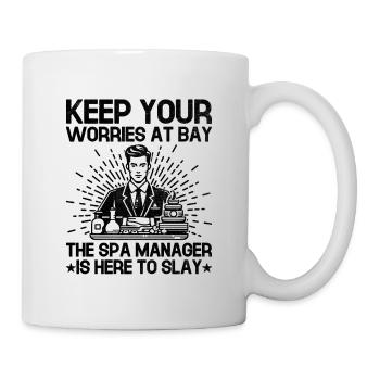 SPA-Manager Job Wellness Lustiges SPA-Management Sayi - Tasse - Weiß - Rechts