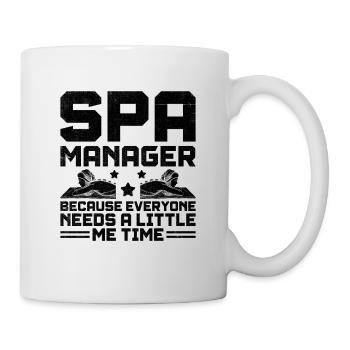 Gestionnaire de SPA Emploi Bien-être Drôle Gestion de SPA Sayi - Mug blanc - blanc - Droite