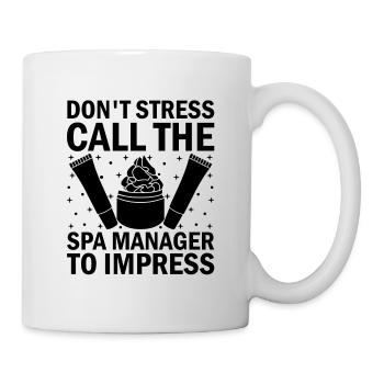 Gestionnaire de SPA Emploi Bien-être Drôle Gestion de SPA Sayi - Mug blanc - blanc - Droite