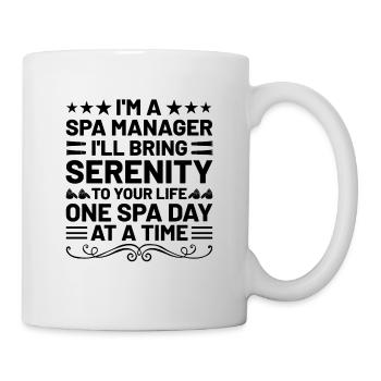 Gestionnaire de SPA Emploi Bien-être Drôle Gestion de SPA Sayi - Mug blanc - blanc - Droite