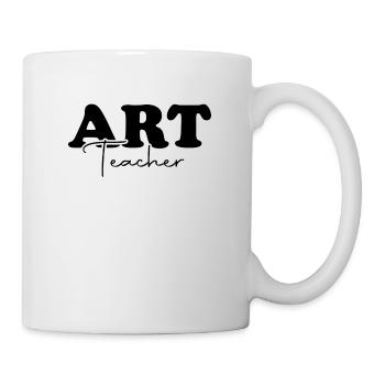 Art Teacher Funny Art School Artist Teacher - Mug - white - Right
