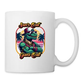 Sun's Out Guns Out - Mug - white - Right