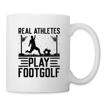 Footgolf Player Foot Golf Playing Footgolfers Foot - Mug - white - Right