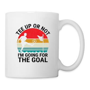 Footgolf Player Foot Golf Playing Footgolfers Foot - Mug - white - Right