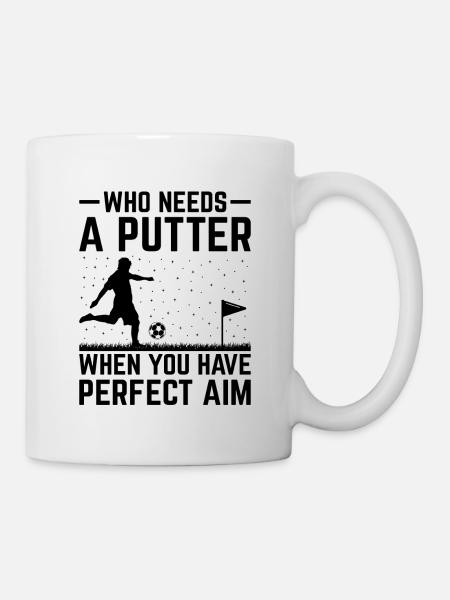 Footgolf Player Foot Golf Footgolfers Foot spielen - Tasse - Weiß