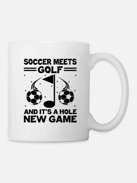 Footgolf Player Foot Golf Footgolfers Foot spielen - Tasse - Weiß