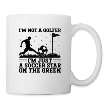 Footgolf Player Foot Golf Playing Footgolfers Foot - Mug - white - Right