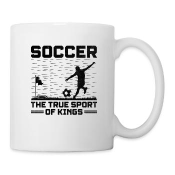 Footgolf Player Foot Golf Footgolfers Foot spielen - Tasse - Weiß - Rechts