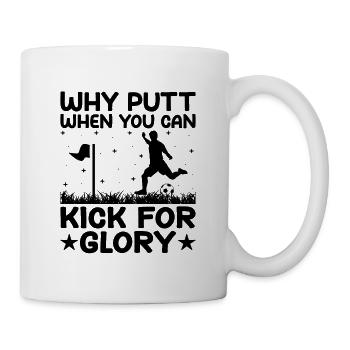 Footgolf Player Foot Golf Footgolfers Foot spielen - Tasse - Weiß - Rechts