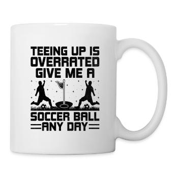 Footgolf Player Foot Golf Playing Footgolfers Foot - Mug - white - Right