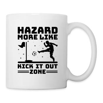 Footgolf Player Foot Golf Playing Footgolfers Foot - Mug - white - Right