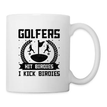 Footgolf Player Foot Golf Playing Footgolfers Foot - Mug - white - Right