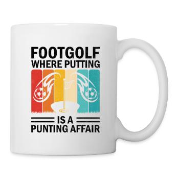 Footgolf Player Foot Golf Playing Footgolfers Foot - Mug - white - Right