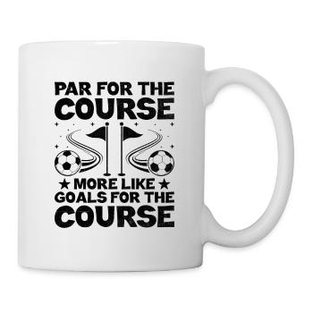 Footgolf Player Foot Golf Playing Footgolfers Foot - Mug - white - Right