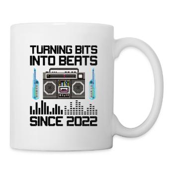 Chiptune Music Lover Groove to the Bleeps and Bloo - Mug - white - Right