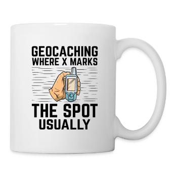 Géocaching Géocache Géocacher Funny Geocacher Sayi - Mug blanc - blanc - Droite