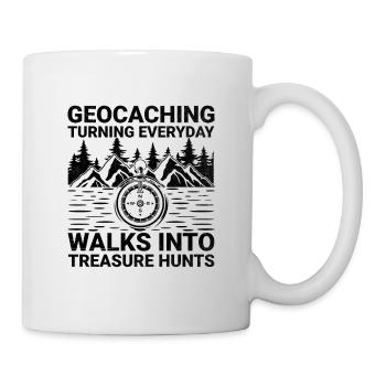 Geocaching Geocache Funny Geocacher Geocacher Sayi - Mug - white - Right
