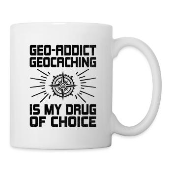 Geocaching Geocache Funny Geocacher Geocacher Sayi - Mug - white - Right
