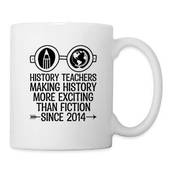 Professeur d’histoire depuis 2024 Funny Historical Teache - Mug blanc - blanc - Droite