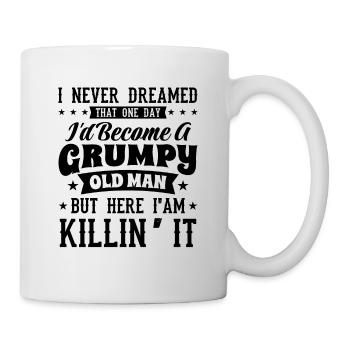 Grand-père grand-père à la retraite Devenez un vieil homme - Mug blanc - blanc - Droite