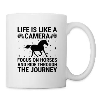 Pferdefotografie Reiten Pferde Hobby Ph - Tasse - Weiß - Rechts