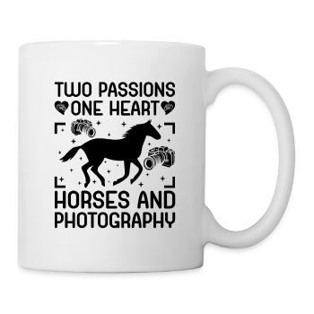 Pferdefotografie Reiten Pferde Hobby Ph - Tasse - Weiß - Rechts