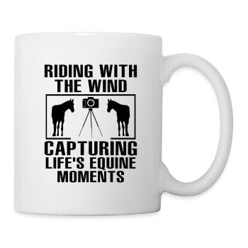 Pferdefotografie Reiten Pferde Hobby Ph - Tasse - Weiß - Rechts