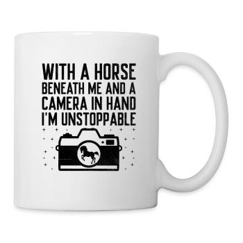 Pferdefotografie Reiten Pferde Hobby Ph - Tasse - Weiß - Rechts