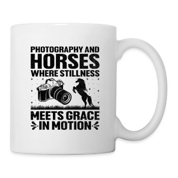 Pferdefotografie Reiten Pferde Hobby Ph - Tasse - Weiß - Rechts