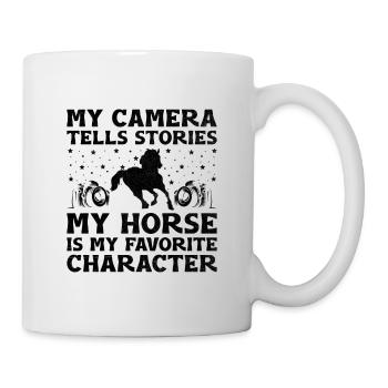 Horse Photography Horseback Riding Horses Hobby Ph - Mug - white - Right