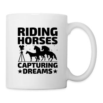 Pferdefotografie Reiten Pferde Hobby Ph - Tasse - Weiß - Rechts