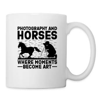 Pferdefotografie Reiten Pferde Hobby Ph - Tasse - Weiß - Rechts