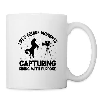 Pferdefotografie Reiten Pferde Hobby Ph - Tasse - Weiß - Rechts
