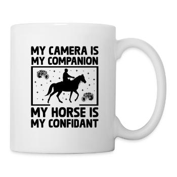 Pferdefotografie Reiten Pferde Hobby Ph - Tasse - Weiß - Rechts