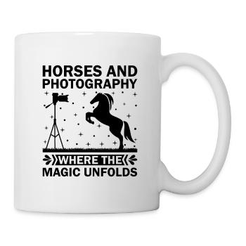 Horse Photography Horseback Riding Horses Hobby Ph - Mug - white - Right