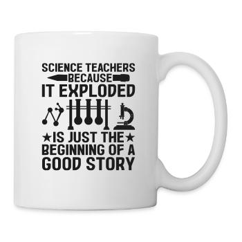 Science Teacher School Teacher Biology Chemistry P - Mug - white - Right