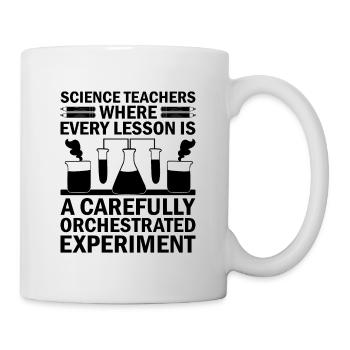 Science Teacher School Teacher Biology Chemistry P - Mug - white - Right