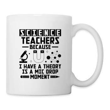 Science Teacher School Teacher Biology Chemistry P - Mug - white - Right
