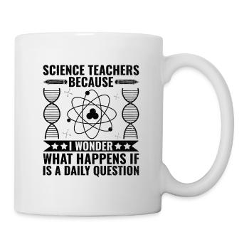Science Teacher School Teacher Biology Chemistry P - Mug - white - Right