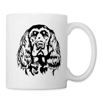 Sussex Spaniel Portrait Chien Chiens Wilsigns - Mug blanc - blanc - Droite
