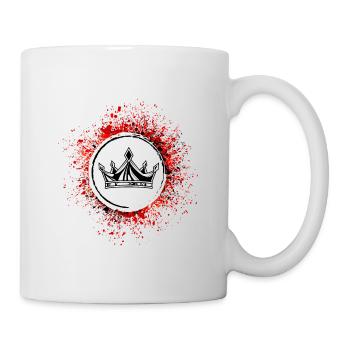 Krone Symbol icon - Tasse - Weiß - Rechts
