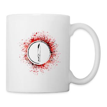 Messer Icon Symbol - Tasse - Weiß - Rechts