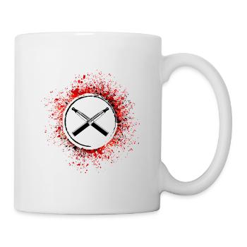 E-Zigarette Silhouette - Tasse - Weiß - Rechts