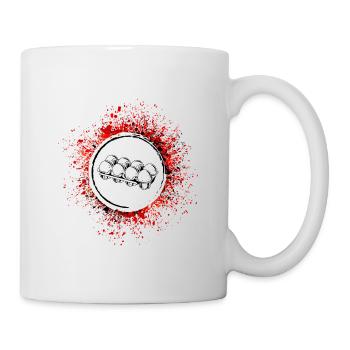 Eier symbol - Tasse - Weiß - Rechts
