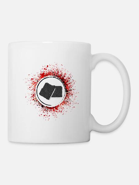 Imker symbol - Tasse - Weiß